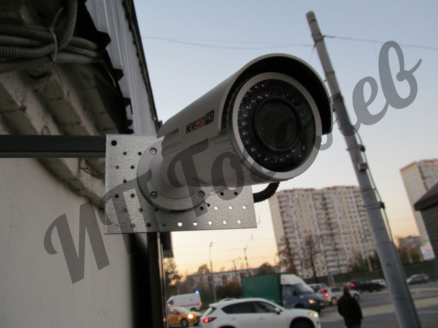 Угол обзора территории