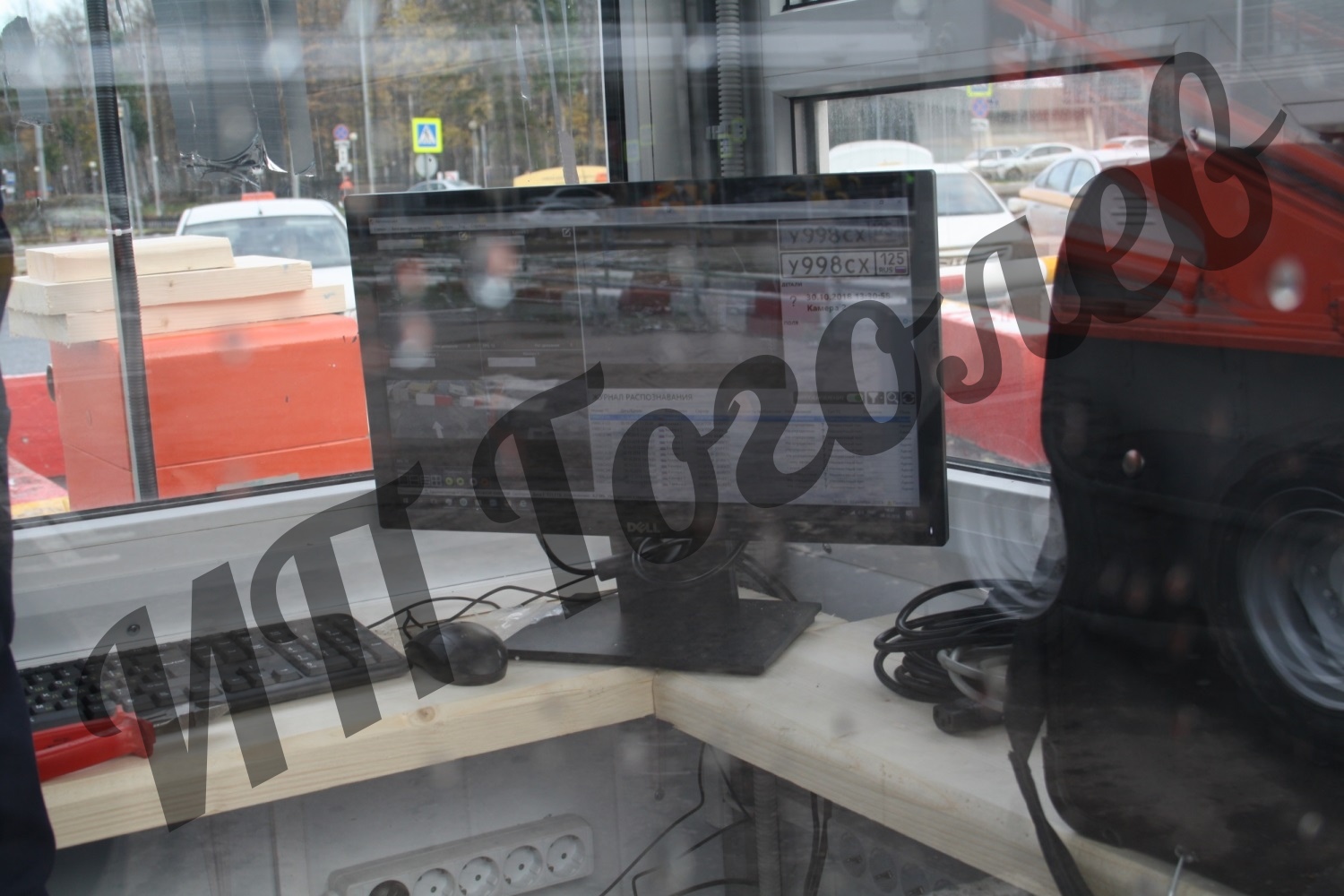 Размещение оборудования на посту охраны