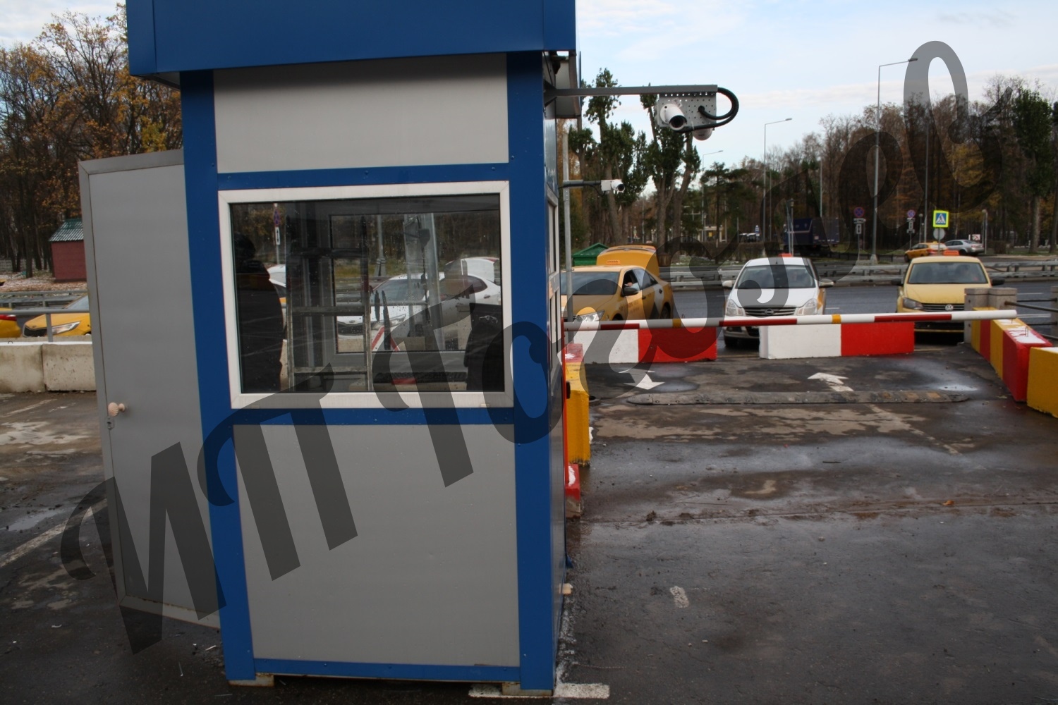 Размещение оборудования на посту охраны