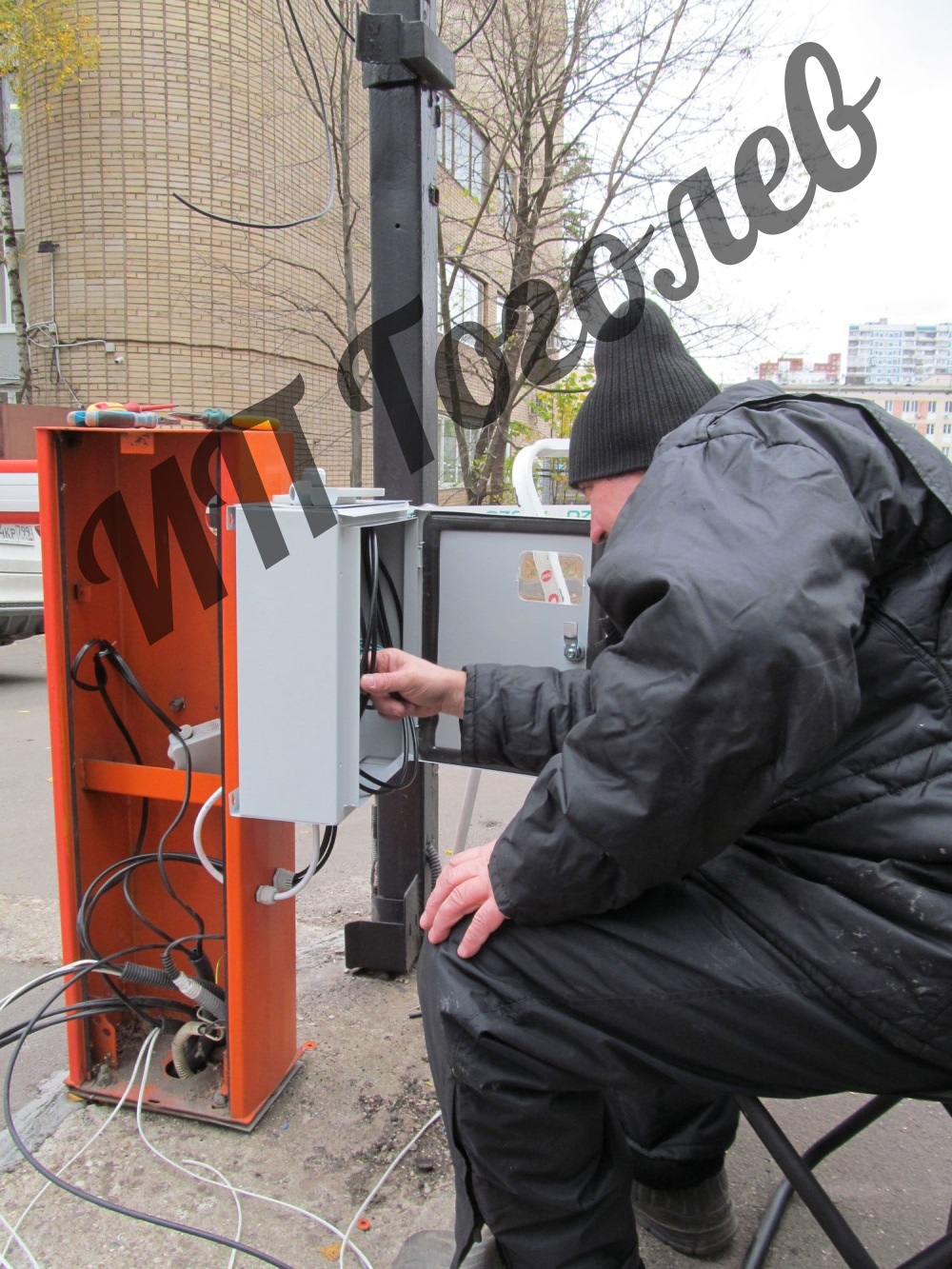 Монтаж щита Автомаршал