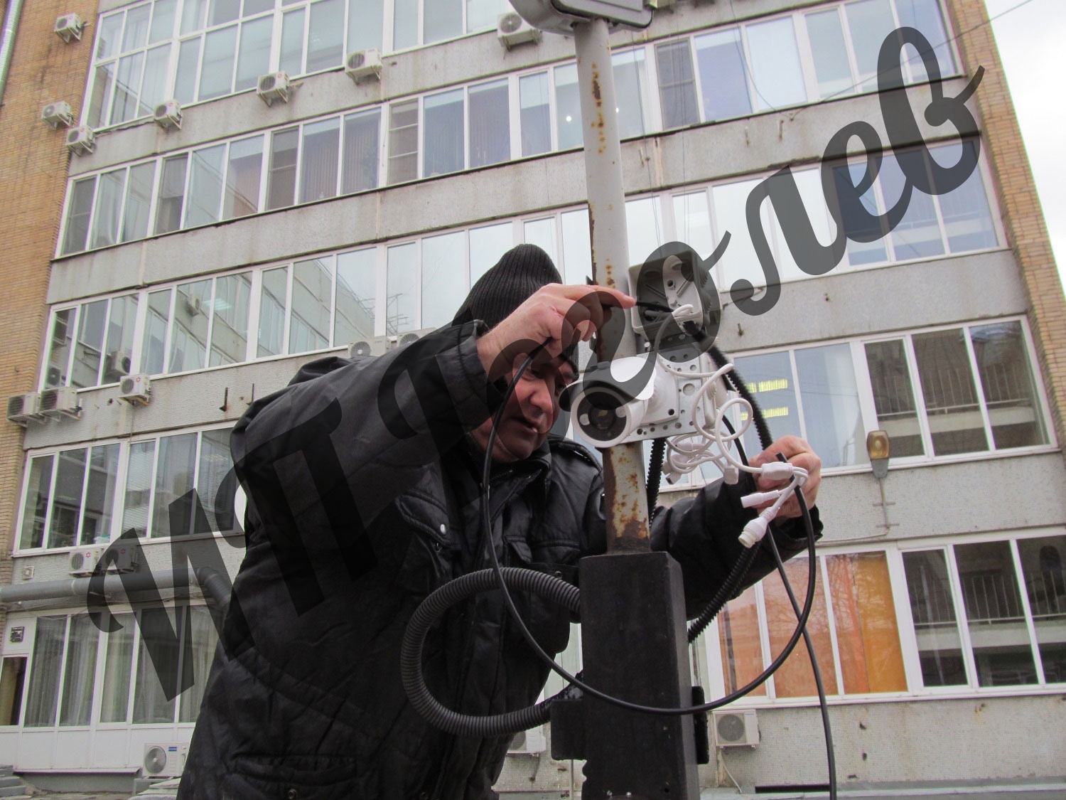 Монтаж камер