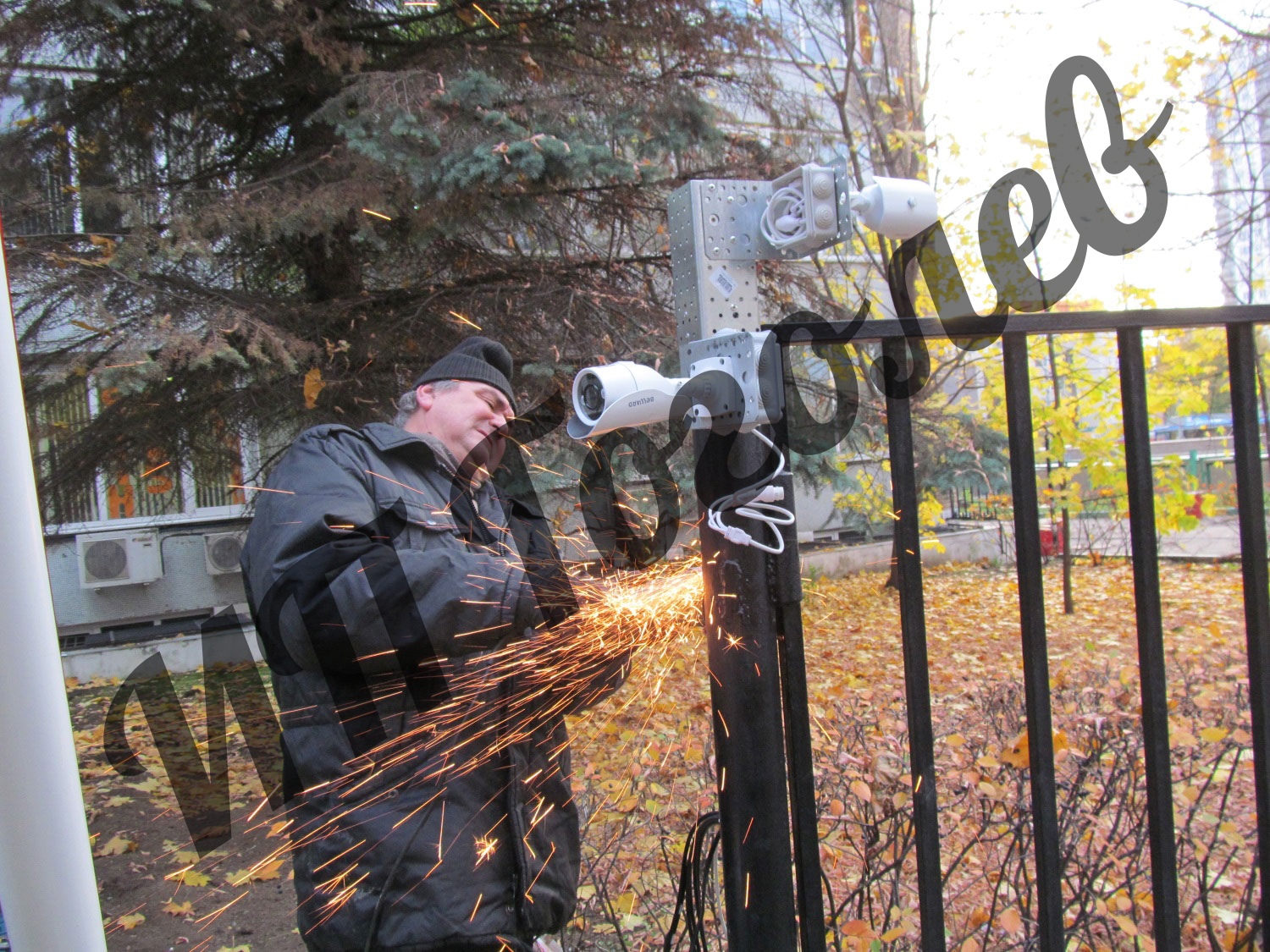 Монтаж камер