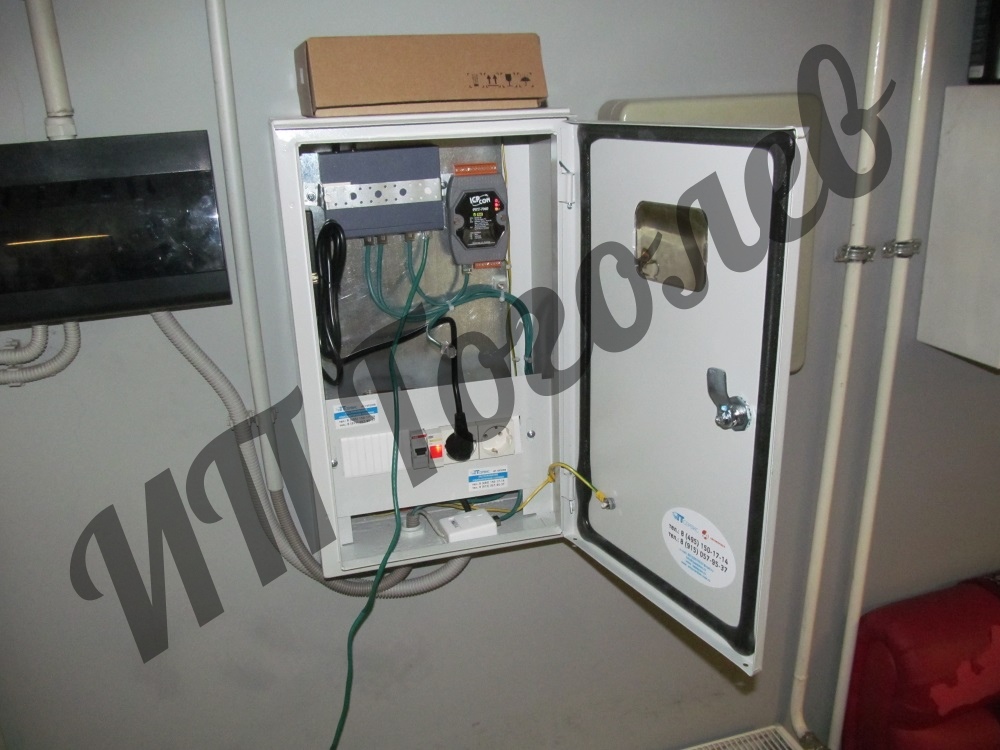 Установленный щит Автомаршал